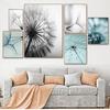 Wall Art Canvas Abstract Painting Picture Nordic Dandelion Flower S and Prints Living Room Scandinavian Black and White