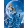 Полный 5D Diy Алмазная картина Мультфильм Луна девушка Мозаика Вышивка Крестом Домашний Декор Ручная работа