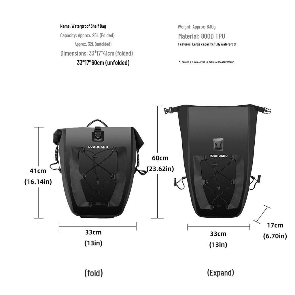 Задний багажник для горного велосипеда и сумка на седло - Велосипедный рюкзак и аксессуары из ТПУ