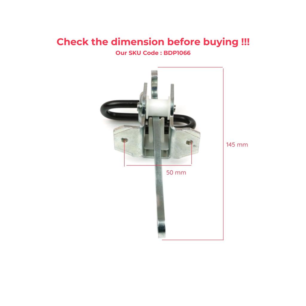 EDP1066-1 2 Pieces Rear Left AND Right Door Catch Hinge Brake Stop Check Strap Limiter for BMW 5 Series E34 7 Series E32 51228168090
