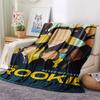 1PC THE ROOKIE Patterned Flannel Blanket Suitable For All Seasons for Home Decor Warmth and Comfort Gifts Holiday Present