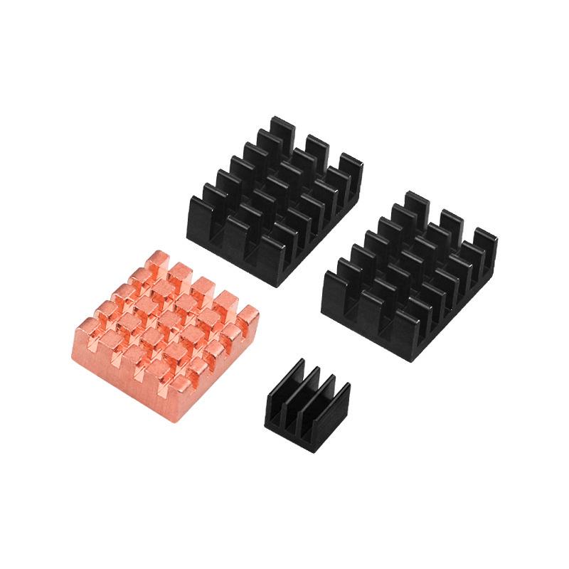 Raspberry Pi 5 Aluminum Heatsink & Copper Radiator with Thermal Paste