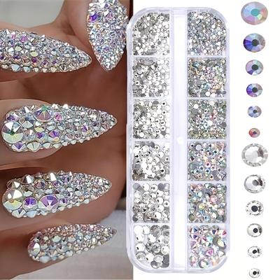 Женская мода Crystal AB Стразы для дизайна ногтей Драгоценные камни, инструменты для дизайна ногтей для ногтей, ремесло