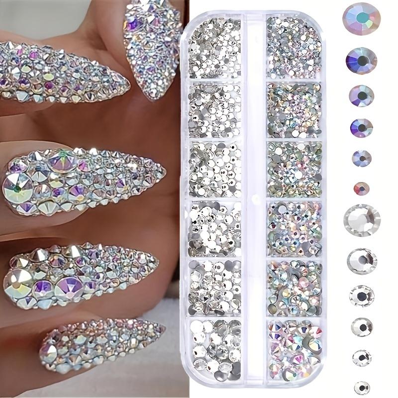 Женская мода Crystal AB Стразы для дизайна ногтей Драгоценные камни, инструменты для дизайна ногтей для ногтей, ремесло