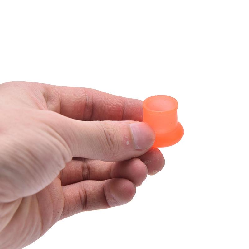 10Pcs Rubber Fishing Rod Clip O-Shaped Anti-Skid Ring Fishing Tool Supplies