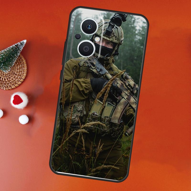 Тактический Чехол-Кейс с Рисунком Swat Gear Для OPPO Find X9 X5 X6 X8 Pro OPPO Reno 14F 13F 12F 11F 10 12 13 14 Pro 7 8 Lite