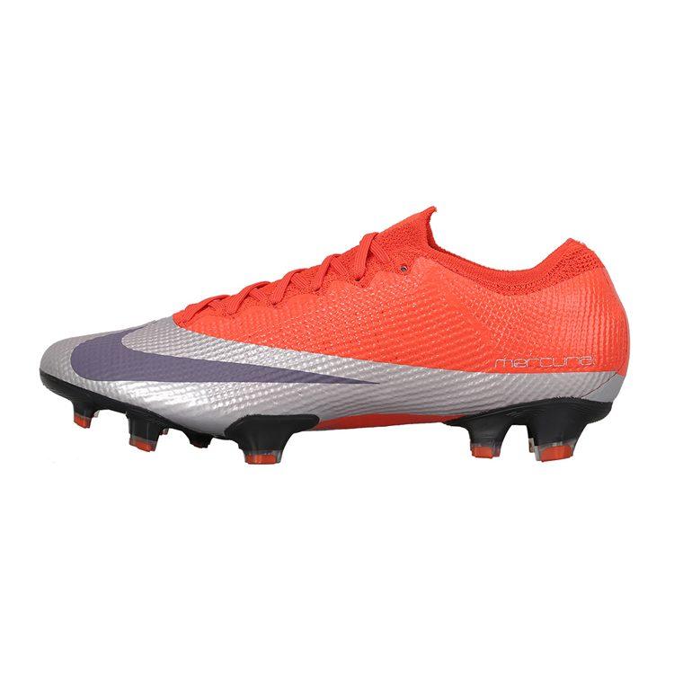 Nike Футбольные бутсы Mercurial Vapor 13 FG для твердого грунта, нескользящие, легкие, мужские, ярко-оранжевые AQ4176-851