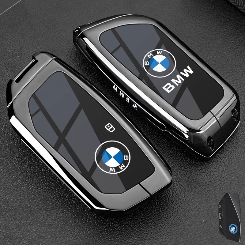 HZMK3 Car Remote Key Cover Case Shell Protector Accessories For BMW X1 U11 X7 X5 G05 LCI I7 IX XM Series 7 740Li U06 G81 M3 2023 2024