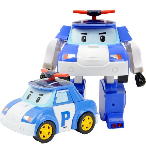 1 предмет, экшн-фигурка, обучающая игрушка ROBOCAR POLI для детей, подарок, деформирующий полицейский робот, игрушка для мальчиков и девочек (6 Цвет)