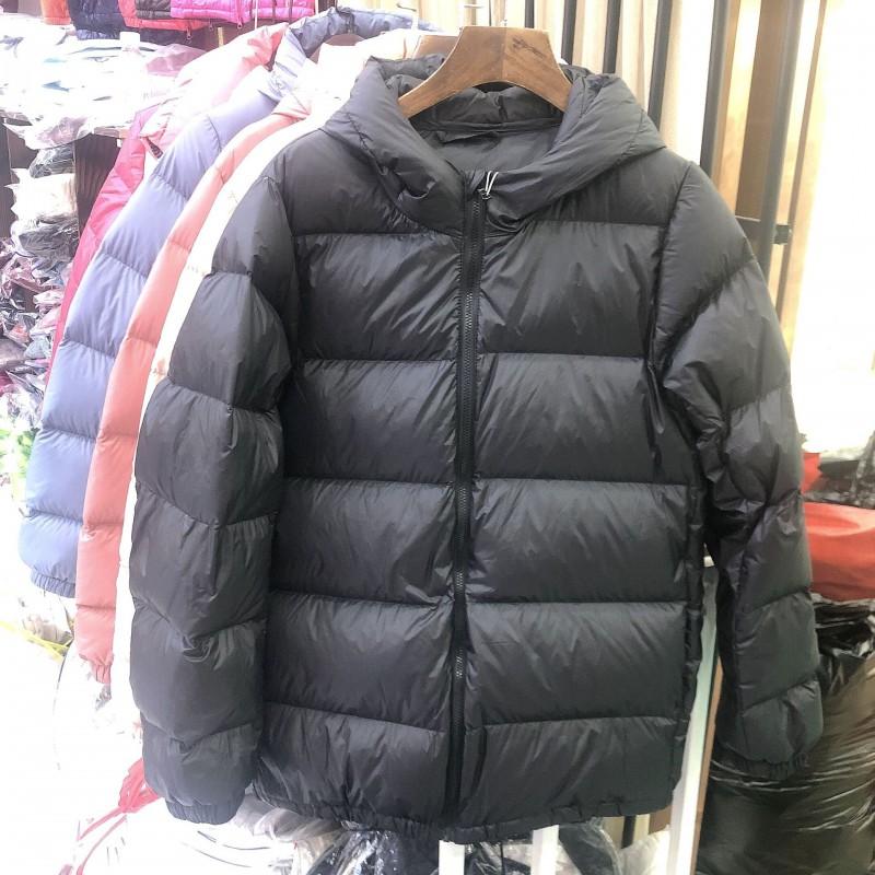 Womens Thick Hooded Down Jacket 90% White Duck Loose Fit Winter Coat Mom Kids Matching Outfit