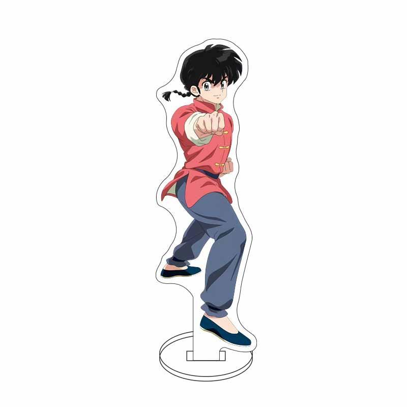НОВИНКА 15 см Ranma 1/2 Акриловая фигурка-подставка Тэндо Аканэ Хибики Рёга Аниме Модель Пластина Стоячий знак ГОРЯЧИЙ Мультяшная кукла Спальня