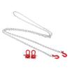 U Shaped Rescue Tow Hook Trailer Chain Assemble Parts for RC Climbing Crawler Car