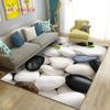 3D красочный коврик из булыжника, ковер для гостиной, спальни, дивана, коврик для кухни, украшение для кухни, детский нескользящий напольный коврик