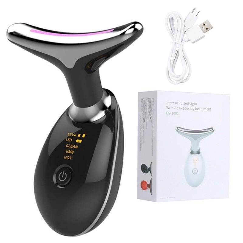 Anti Wrinkle Beauty Device LED Lights Photon Therapy Skin Tighten Portable Intense Pulsed Light Neck Face Wrinkle Remover