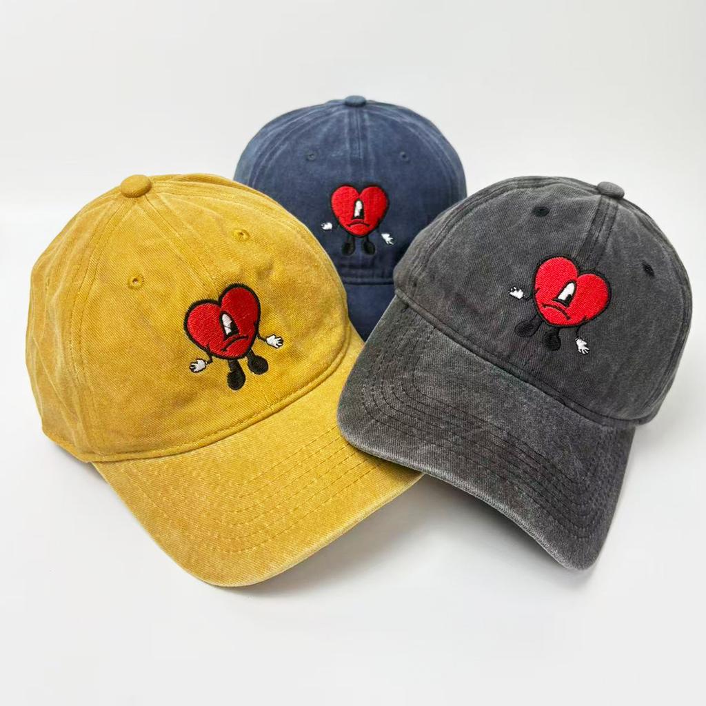 Новая джинсовая бейсболка Bad Bunny Snapback Мужская кепка с музыкой Un Verano Sin Ti Летне-осенняя винтажная кепка