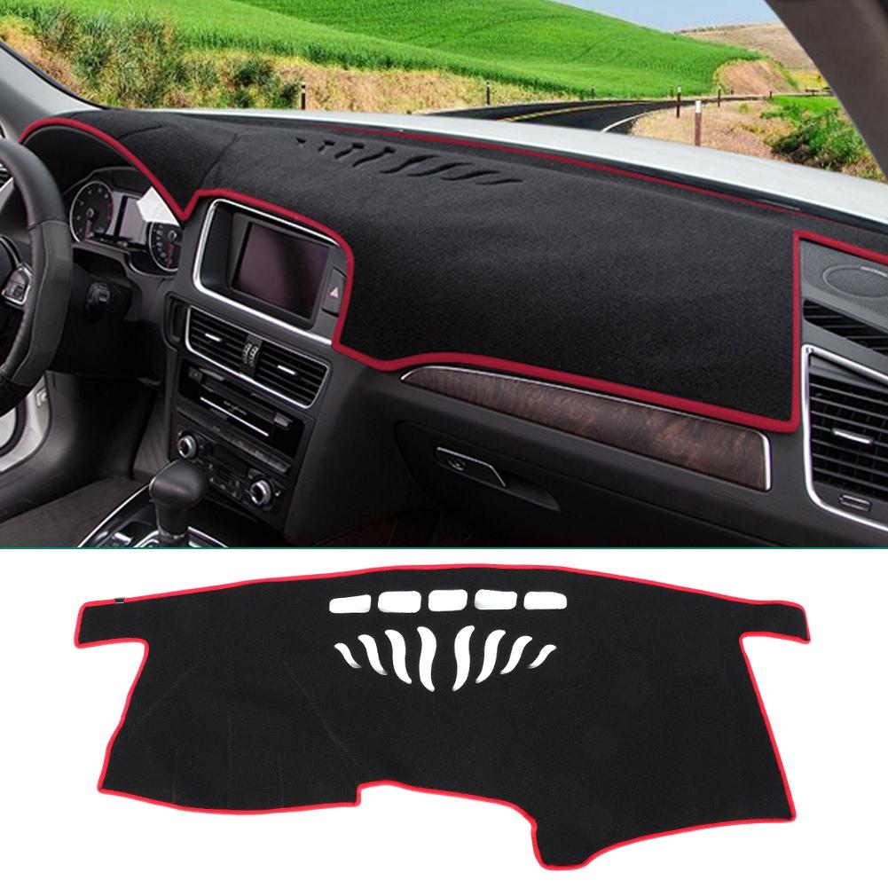 Car Dashboard Cover Mat to Avoid Light, Colorfast, UV Resistant, Installation, Replacement for 2012-2016 with Vents and Openings for