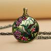 Fashion Hummingbird Necklace Pendant Jewelry Hummingbird Sunflower Butterfly Silver Pendant Chain