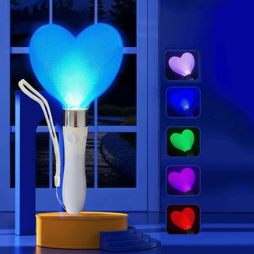 Star Heart LED Glow Stick Mini Concert Light Stick LED Glow Kpop Lightstick Music Festival