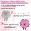 Caiton Rose Flower Golf Hat Clip Magnetic Ball Marker Anti-Rust Cap Belt Clip Accessory Gift for Women Men Golfers Putting Green 5