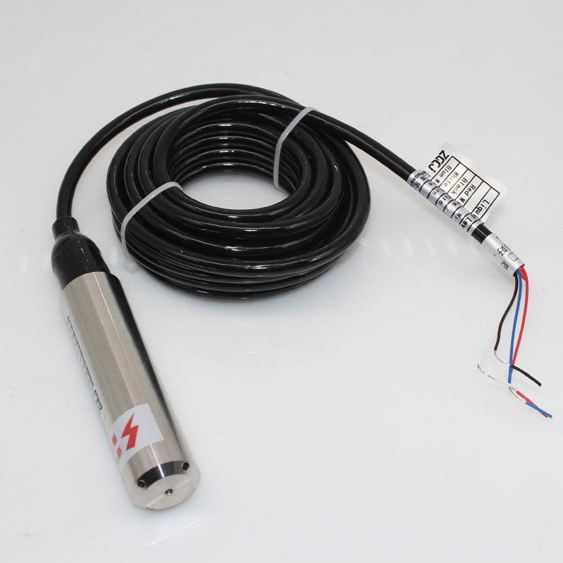 Submersible type liquid level sensor 4-20mA 0-5V 0-10V RS485 output 1m 2m 3m 4m 5m 6m 7m 8m 9m 10m 15m water level transmitter