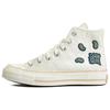 Chuck 70 High Crafted Patches - Egret Unisex Sneakers Cream Navy Alligator-Friend-Green A02764C