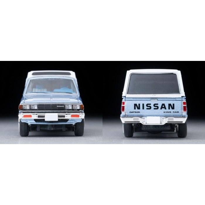 TOMYTEC Tomica Limited Vintage Neo 1/64 LV-N374a Nissan Truck King Cab Blue Mist North American Spec. Multicolor.