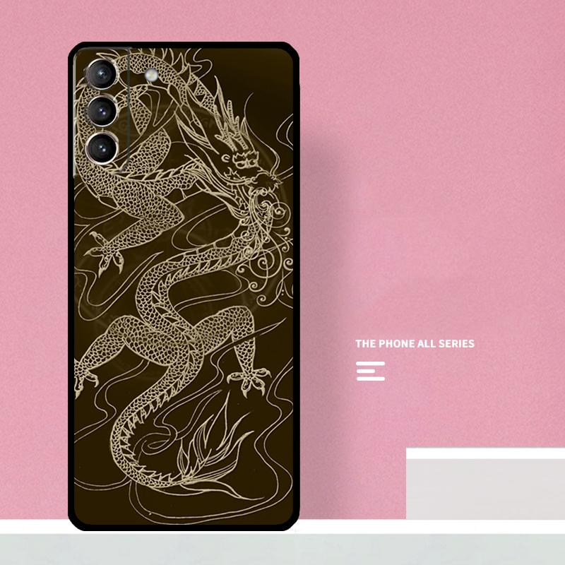 Чехол для телефона с китайским драконом для Samsung Galaxy S25 S26 Ultra S20 S21 S22 S23 S24 Plus S10 S25 FE Cover Coque