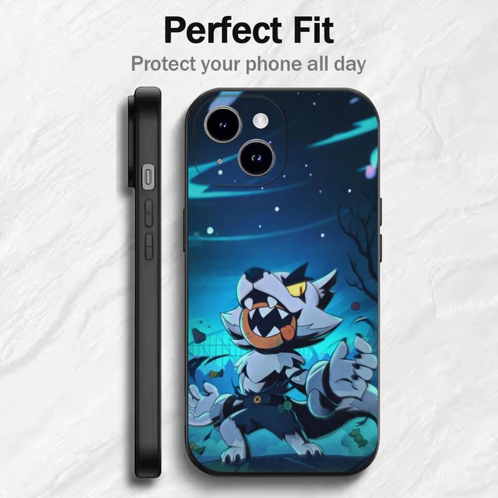 Cartoon Game Silicone Phone Case For 17 16 15 14 13 12 11 Mini XS XR X 6S 6 Pro Max Plus Black Soft Cover