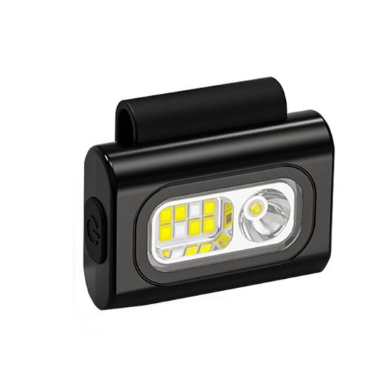 Уличный светодиодный фонарь Магнитный силиконовый задний зажим 6 режимов IPX6 Водонепроницаемый Портативный Type-C Перезаряжаемый Мини Высокая яркость Ночная рыбалка Езда