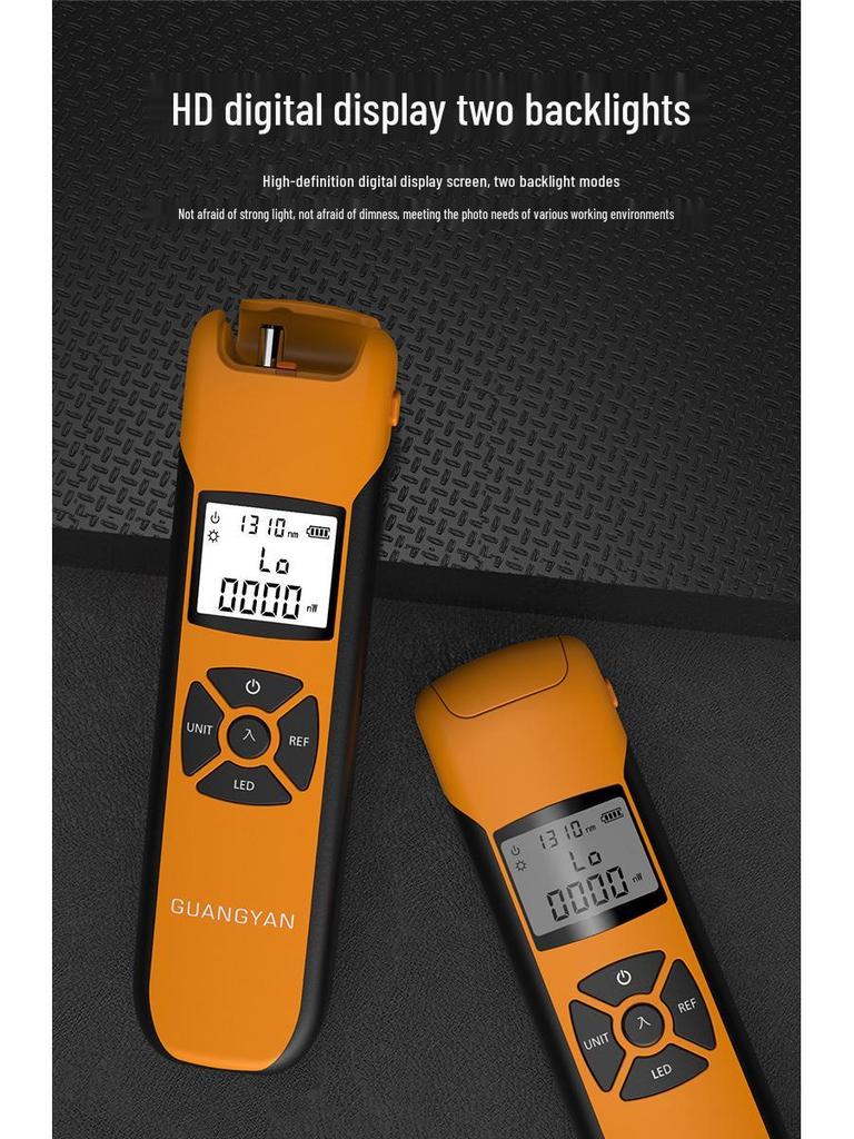 GUANGYAN G1000 Мини-оптический измеритель мощности и тестер затухания оптического волокна (-70 до +6)