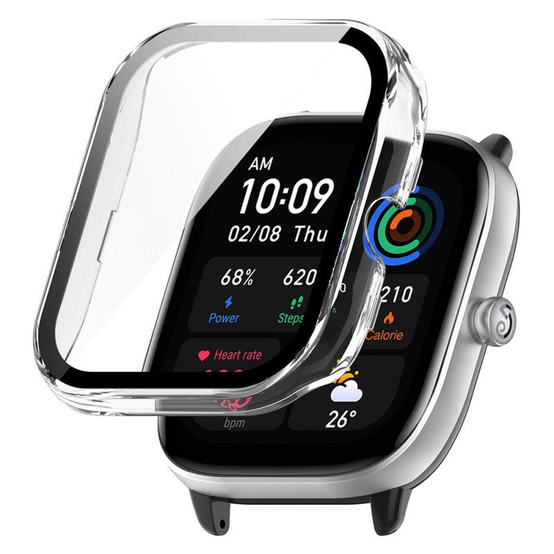 Защитная пленка на экран Чехол Совместимый Для Huami Amazfit Gts4 Mini Умные часы Полная Защита