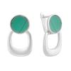 Silver Earrings with Turquoise (60002051)