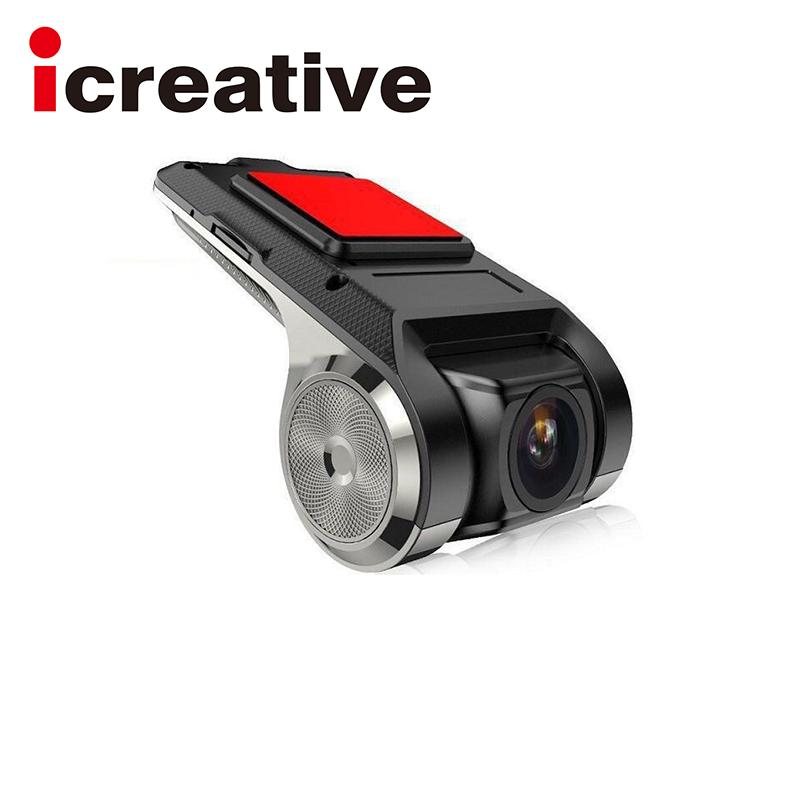 icreative Автомобильный HD-видеорегистратор USB ADAS, головное устройство с видеорегистратором, автозвук, голосовая сигнализация LDWS G-Shock для Android, автомобильное радио, GPS-навигация
