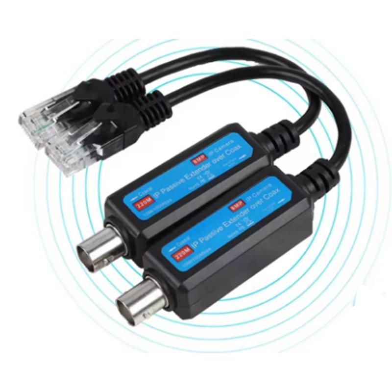 ABUO-1CH Пассивный Для IP-сети Коаксиальный Передатчик Приемник Расширитель 1 пара 10/100 Мбит/с Для IP NVR Камеры Через Коаксиал Расширитель