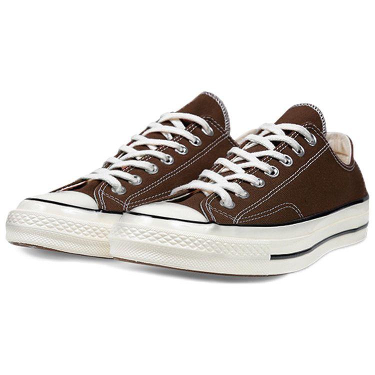Converse Кроссовки унисекс Chuck 70 Low Dark Root Коричневые Черные Egret 170554C