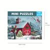 Рождественский домик + фоторамка 150 Мини-пазл для пробирок Всемирно известная серия картин Пазл для путешествий YC-M