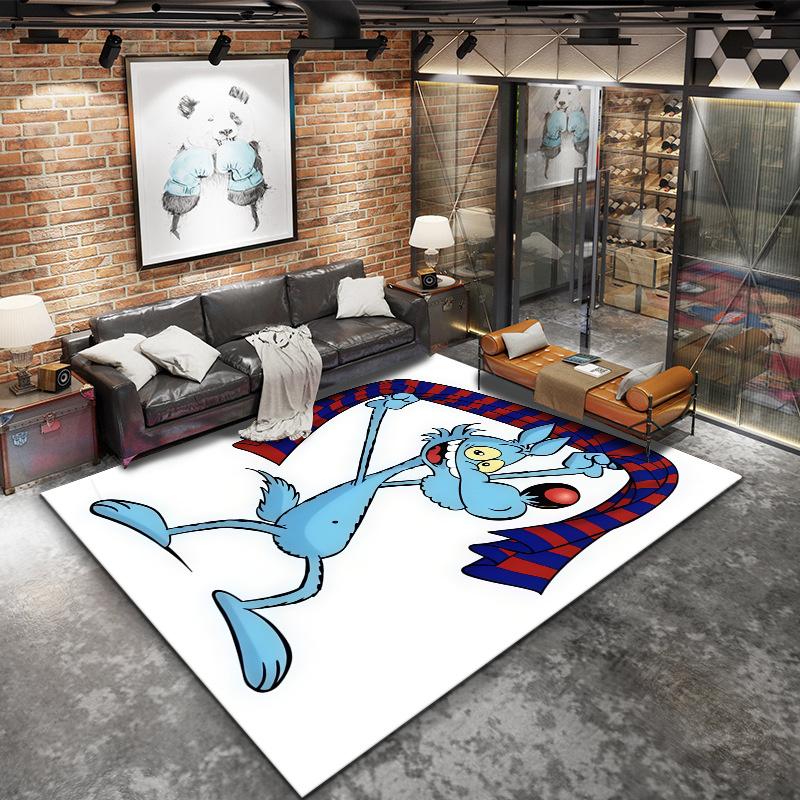 Lupo Alberto Carpet Rug for Living Room Bedroom Home Sofa Decoration,Kids play Nonslip Floor Mat