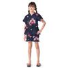 Colorful Candy Style Jinbei 120cm Yamato Nadeshiko Junior Jinbei Jinbei Perfect for Summer Fireworks and Summer Festivals (Girls) (Navy Blue) Kids'