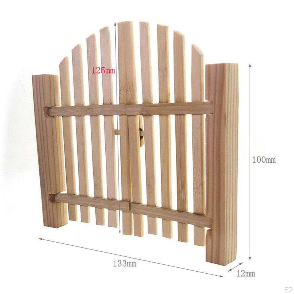 1/12 кукольный домик миниатюрный деревянный неокрашенный садовый забор мебель игрушки аксессуары