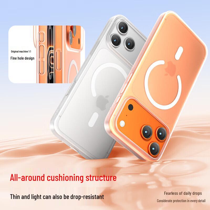 ALittleFlower Тонкий Магнитный Матовый Чехол для iPhone 17 Pro Max
