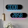 Светодиодные цифровые часы настенные и настольные будильники с регулируемой яркостью и громкостью 12/24-часовой дисплей для домашнего офиса