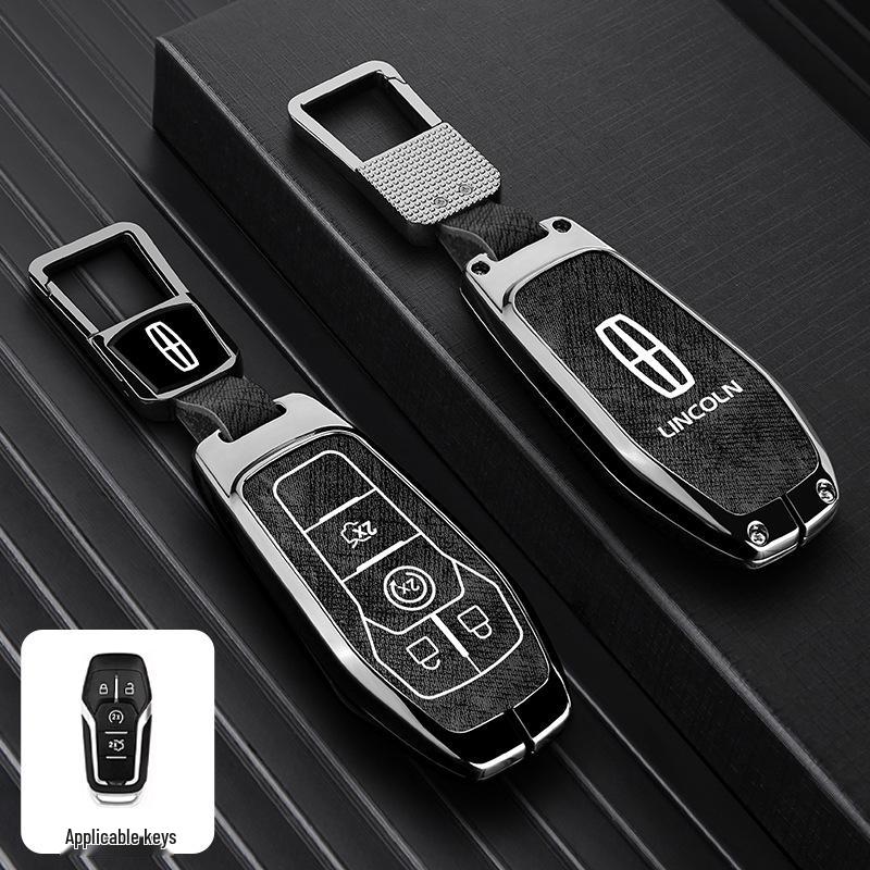 Lincoln Adventure Key Case: Fits Navigator, Aviator, MKZ, Continental, MKC, MKX Models
