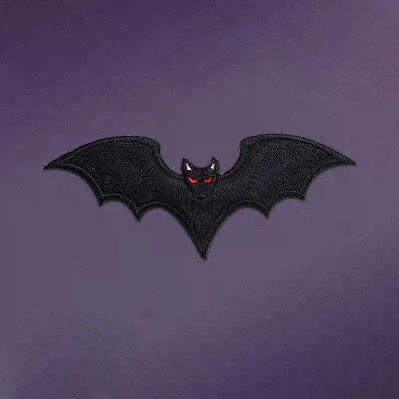 4 шт. нашивки с вышивкой животных, паук, скорпион, летучая мышь, пришивные нашивки, аппликации, сделай сам, для ремонта дыр, украшение одежды