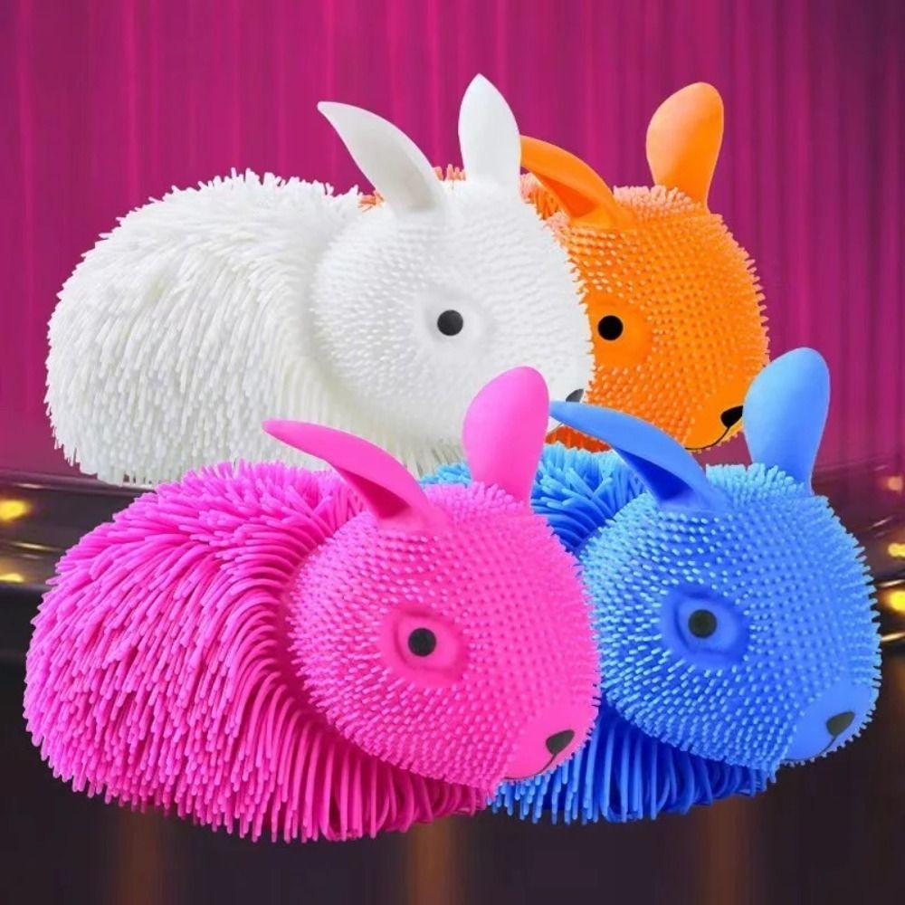 New Anxiety Aid Sensory Toys Cute Rabbit Stress Relief Toys PVC Dog Decompression Toy Children's