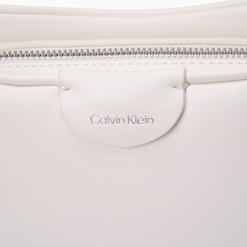 Calvin Klein Элегантная повседневная сумка для commuters, высококачественная модная ручная сумка, женские сумки, лунный белый 4F3370G-4LX