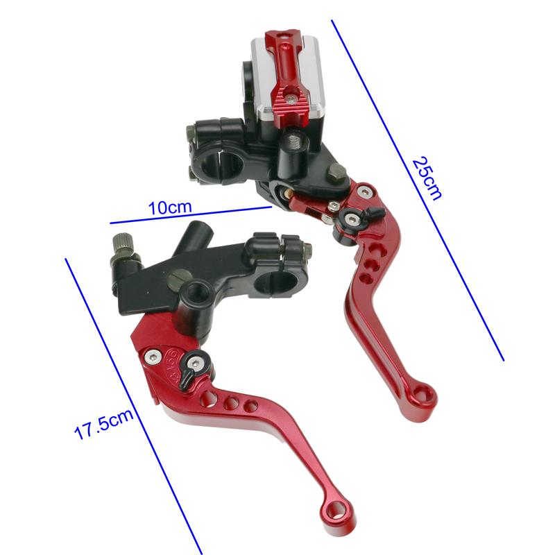 LMoDri, 1 пара, универсальный мотоцикл, 7/8 дюйма, 22 мм, главный тормозной цилиндр, бачок сцепления