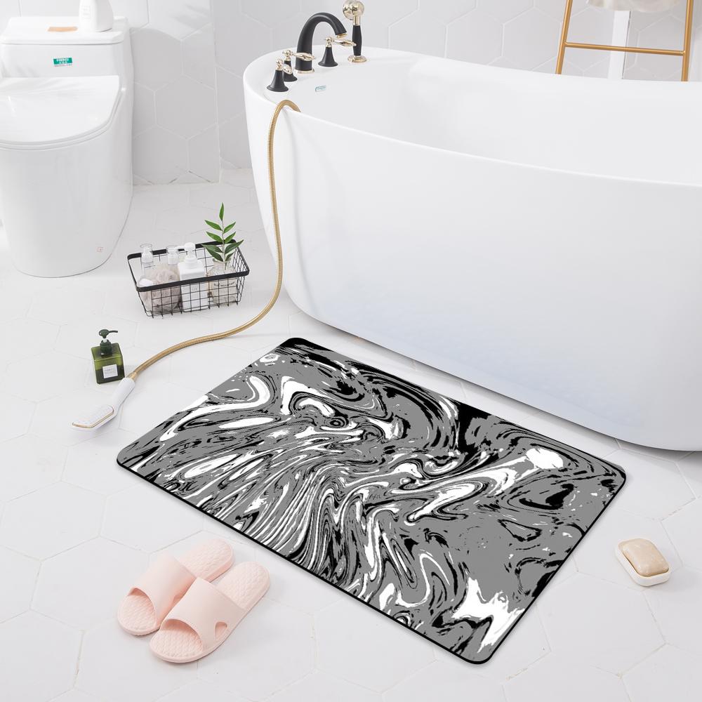 Non-slip Absorbent Mat Entry Door Mat Bathroom Shower Carpet Home Bathroom Bedroom Floor Kitchen Carpet