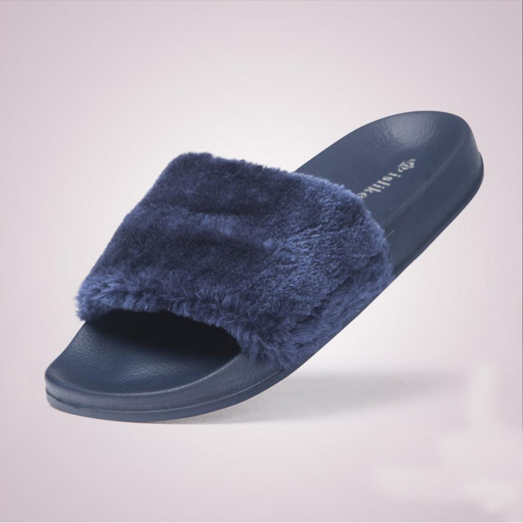Luxurious Faux Fur Slides Inspired By Rihanna With Premium Quality And Style