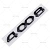 Suitable for rear trunk modification of the new q333 Black Knight 408 4008 508 5008 508L GT car sticker EMBLEM 333q