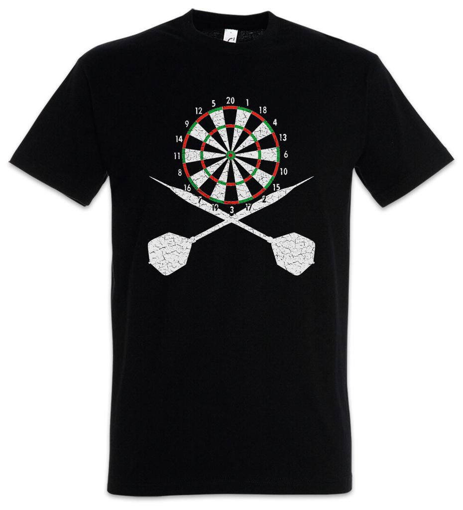 Darts Board And Crossed Darts T-Shirt Sports Training Trainer Dart Arrow Arrows